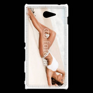 Coque Sony Xperia M2 Sexy à la plage
