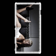 Coque Sony Xperia M2 Femme sexy canapé