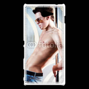 Coque Sony Xperia M2 Pole dance homme 2