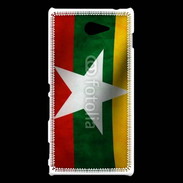 Coque Sony Xperia M2 Drapeau Birmanie