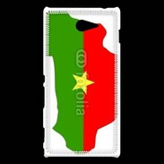 Coque Sony Xperia M2 drapeau Burkina Fasso