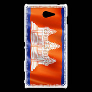 Coque Sony Xperia M2 Drapeau Cambodge