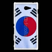 Coque Sony Xperia M2 Drapeau Corée du Sud