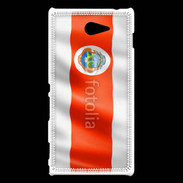 Coque Sony Xperia M2 drapeau Costa Rica