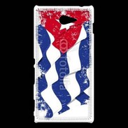 Coque Sony Xperia M2 Drapeau Cuba 2