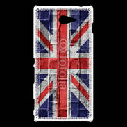 Coque Sony Xperia M2 Graffiti drapeau Angleterre