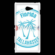 Coque Sony Xperia M2 Logo Floride
