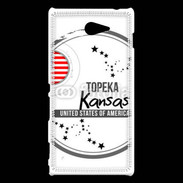 Coque Sony Xperia M2 logo Kansas