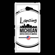 Coque Sony Xperia M2 Logo Michigan