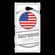 Coque Sony Xperia M2 Logo Californie