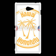 Coque Sony Xperia M2 Logo Honolulu