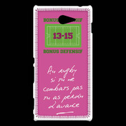 Coque Sony Xperia M2 Le combat Bonus offensif-défensif Rose