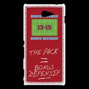 Coque Sony Xperia M2 The pack Bonus offensif-défensif Rouge
