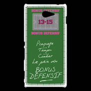 Coque Sony Xperia M2 Plaquage Bonus offensif-défensif Vert