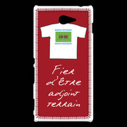 Coque Sony Xperia M2 Bonus offensif-Défensif Adjoint terrain Rouge