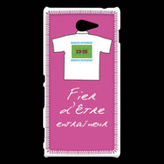 Coque Sony Xperia M2 Entraîneur Bonus offensif-défensif Rose