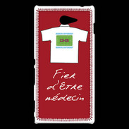 Coque Sony Xperia M2 Médecin Bonus offensif-défensif Rouge