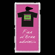 Coque Sony Xperia M2 Médecin Bonus offensif-défensif rose 2