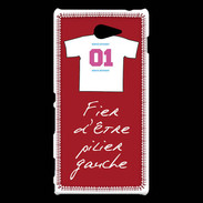 Coque Sony Xperia M2 Pilier gauche Bonus offensif-défensif Rouge