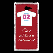 Coque Sony Xperia M2 Talonneur Bonus offensif-défensif Rouge