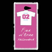Coque Sony Xperia M2 Talonneur Bonus offensif-défensif Rose