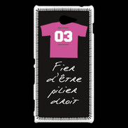 Coque Sony Xperia M2 Pilier droit Bonus offensif-défensif Noir