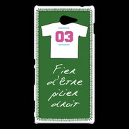 Coque Sony Xperia M2 Pilier droit Bonus offensif-défensif Vert