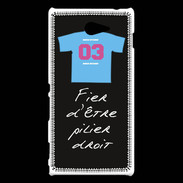 Coque Sony Xperia M2 Pilier droit Bonus offensif-défensif Noir 2