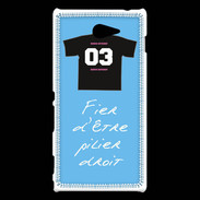Coque Sony Xperia M2 Pilier droit Bonus offensif-défensif Bleu 2