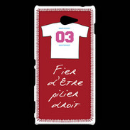 Coque Sony Xperia M2 Pilier droit Bonus offensif-défensif Rouge