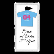 Coque Sony Xperia M2 Deuxième ligne G Bonus offensif Blanc 2