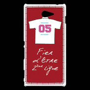 Coque Sony Xperia M2 Deuxième ligne D Bonus offensif Rouge