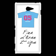 Coque Sony Xperia M2 Deuxième ligne D Bonus offensif Blanc 2