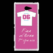 Coque Sony Xperia M2 Troisième ligne G Bonus offensif-défensif Rose