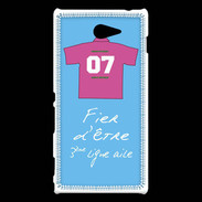 Coque Sony Xperia M2 Troisième ligne D Bonus offensif-défensif Bleu