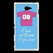 Coque Sony Xperia M2 Troisième ligne centre Bonus offensif-défensif Bleu