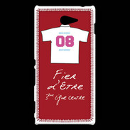 Coque Sony Xperia M2 Troisième ligne centre Bonus offensif-défensif Rouge