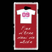 Coque Sony Xperia M2 Demi de mêlée Bonus offensif-défensif Rouge