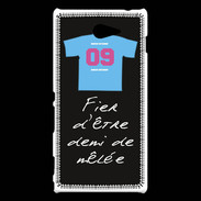 Coque Sony Xperia M2 Demi de mêlée Bonus offensif-défensif Noir 2