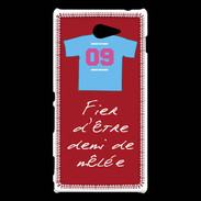 Coque Sony Xperia M2 Demi de mêlée Bonus offensif-défensif Rouge 2