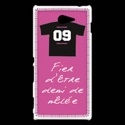 Coque Sony Xperia M2 Demi de mêlée Bonus offensif-défensif Rose 2