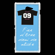 Coque Sony Xperia M2 Demi de mêlée Bonus offensif-défensif Bleu 2