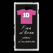 Coque Sony Xperia M2 Demi d'ouverture Bonus offensif-défensif Noir