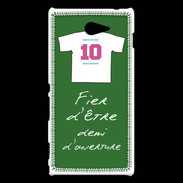 Coque Sony Xperia M2 Demi d'ouverture Bonus offensif-défensif Vert