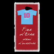Coque Sony Xperia M2 Demi d'ouverture Bonus offensif-défensif Rouge 2
