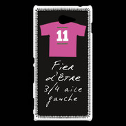 Coque Sony Xperia M2 3/4 aile gauche Bonus offensif-défensif Noir
