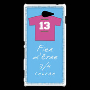 Coque Sony Xperia M2 3/4 centre D Bonus offensif-défensif Bleu