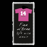 Coque Sony Xperia M2 3/4 aile droit Bonus offensif-défensif Noir