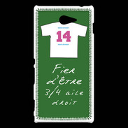 Coque Sony Xperia M2 3/4 aile droit Bonus offensif-défensif Vert