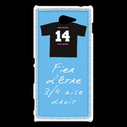 Coque Sony Xperia M2 3/4 aile droit Bonus offensif-défensif Bleu 2